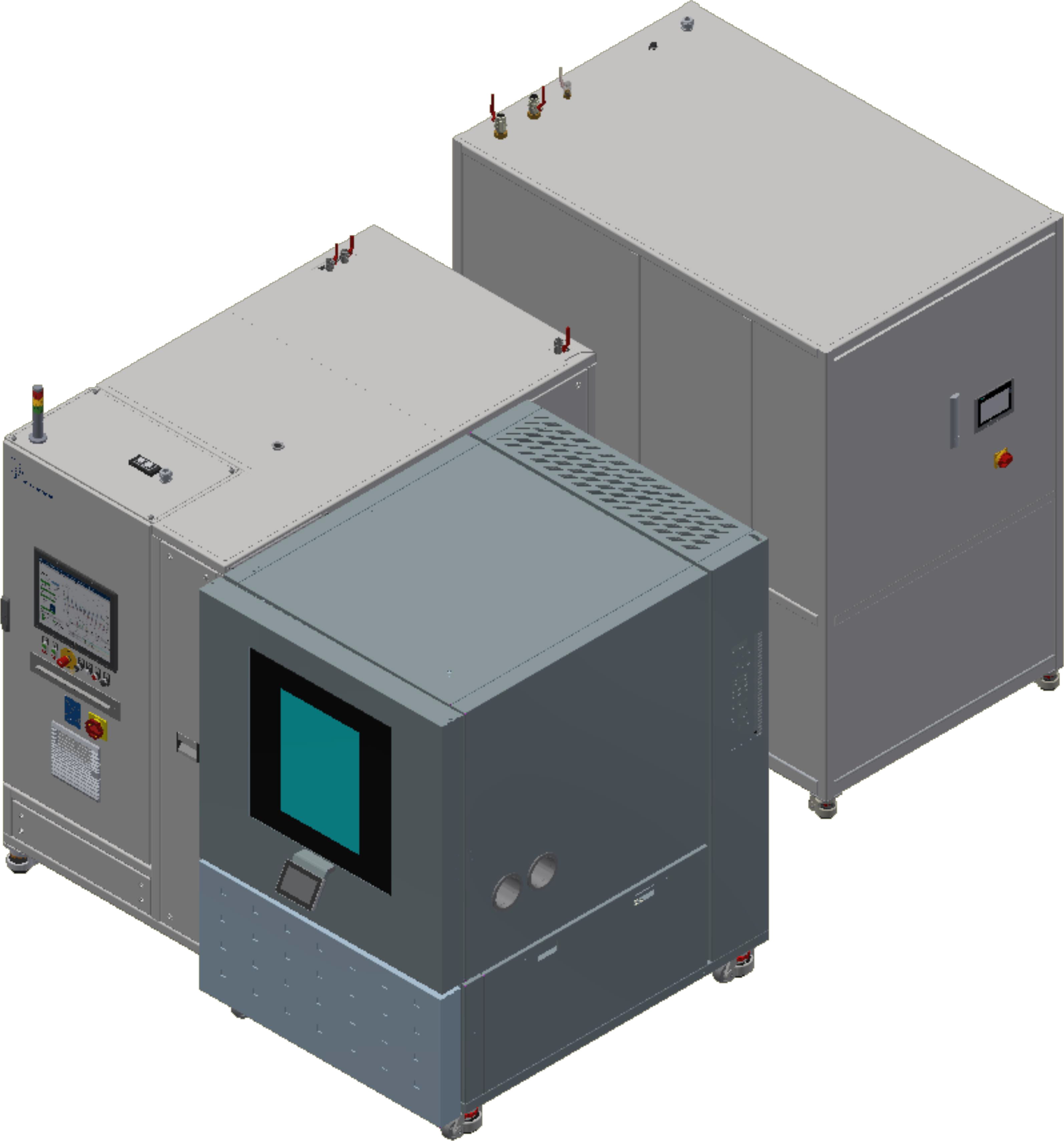 M07 Druckwechselmodul mit Klimaschrank und Medientemperierung