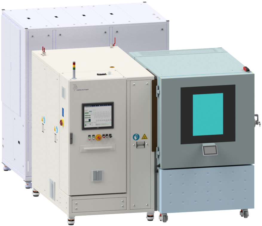 Pulse Pressure and Burst Test Rig with ATEX test chamber, PC and testing software. 